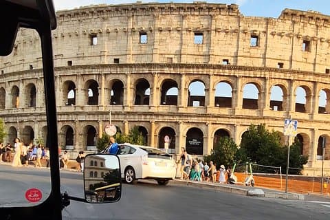 3 Days in Golf Car Private Slow Tour of Rome