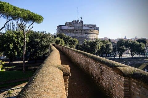 Rome Passetto di Borgo and Castel Sant'Angelo Entry