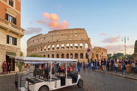 Rome: Private and Personalized Golf Cart Tour with Gelato