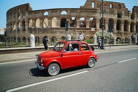 Fiat 500 Classic Tour of Rome with Photoshoot