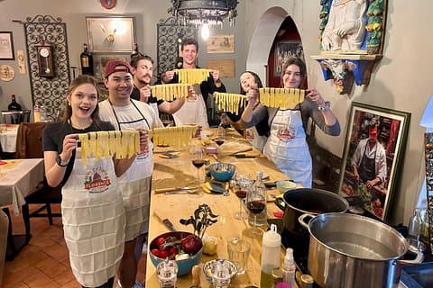 Fresh Pasta Class in Florence with unlimited Wine