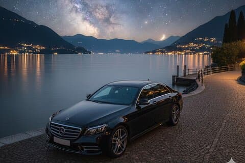 Private Airport Transfer from Milan Linate to Como night service