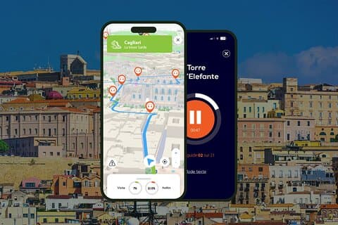 GPS Audioguide application: From Bastion Saint-Remy to the Elephant Tower (Offline).