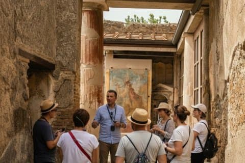 Pompeii Ruins: Guided Tour with Round-Trip Shuttle from Naples