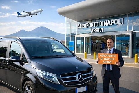 Transfer from Naples Airport NAP to Naples city or Amalfi Coast