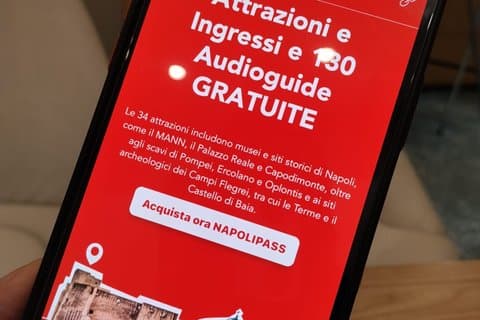 Napolipass Full 34 ticket + Audioguide Mann Pompeii Royal Palace Caserta