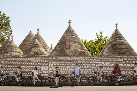 Alberobello E-Bike Tour with Food and Wine Tasting