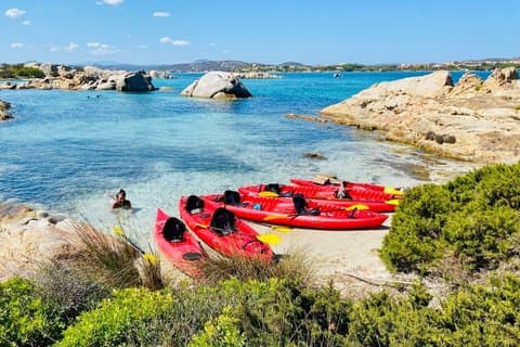 Kayak Tour to Maddalena and Caprera + Snorkeling and Typical Aperitif