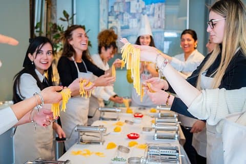 Genoa Ravioli, Fettuccine & Tiramisu Class with Fine Wine