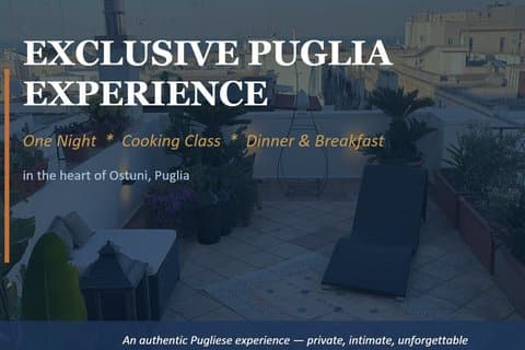 Cooking class dinner and Suite in Puglia Ostuni for one night
