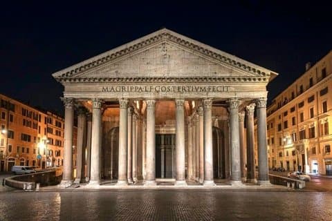 Pantheon Entrance with Interactive Audio Experience