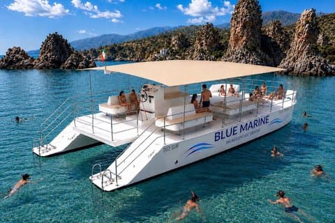 Catamaran tour Zingaro Reserve, Scopello and Caves