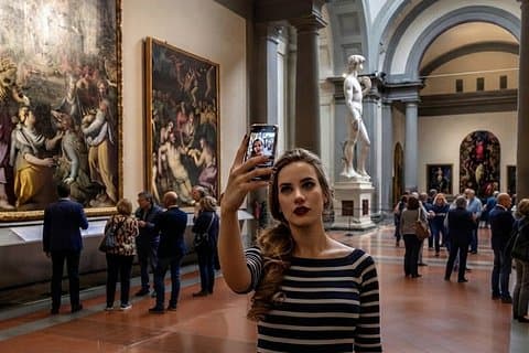 Accademia Gallery: TImed Entry Ticket with Audio Guide