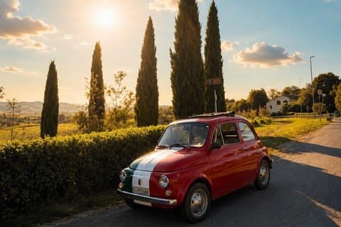 Self-Drive Vintage Fiat 500 Tour: Gourmet Lunch and Wine Tasting