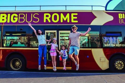 Rome Big Bus Hop On Hop Off Open Top Sightseeing Tour