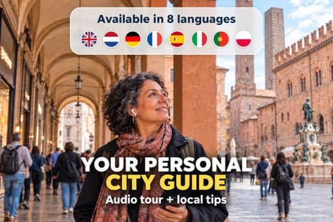 Bologna: City Walk with Audio Guide in 7 Languages on your Phone