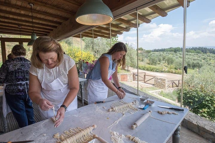 Cooking class at Tuscan Farmhouse in Florence, Italy