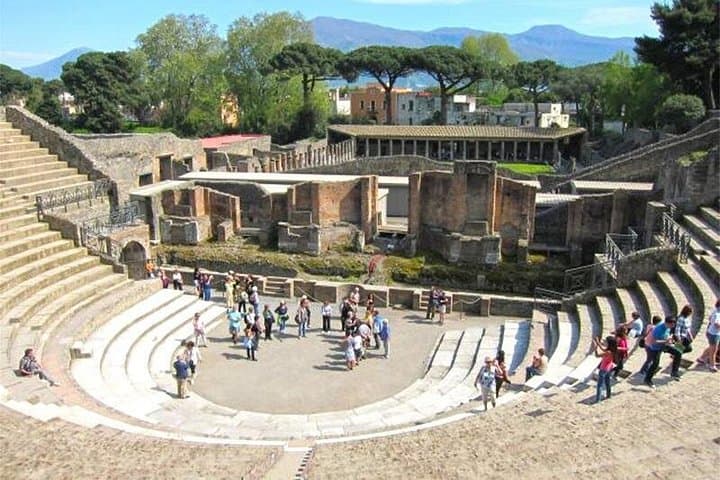 Skip-the-lines Private full-day Ancient Pompeii and Herculaneum Ruins Tour