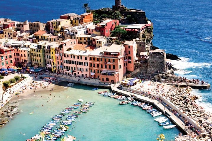 Explore the stunning Cinque Terre coastal region on a day trip from Milan
