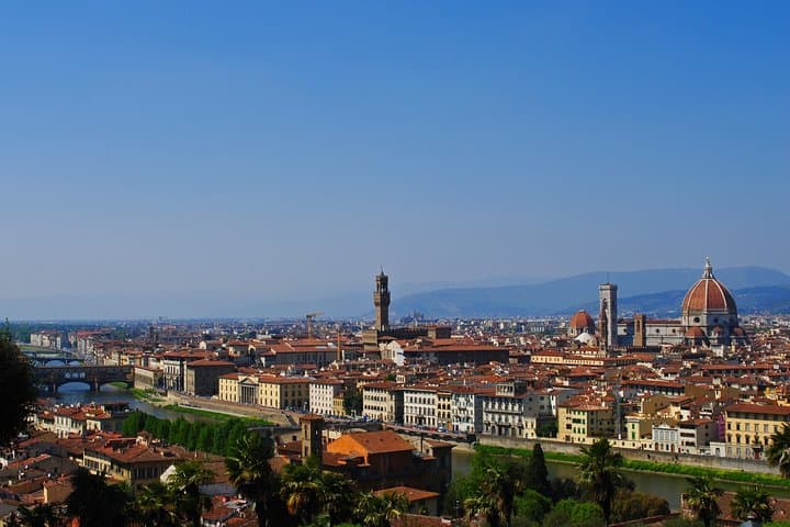 Uphill to Piazzale Michelangelo & San Miniato Basilica Panoramic Walking Tour