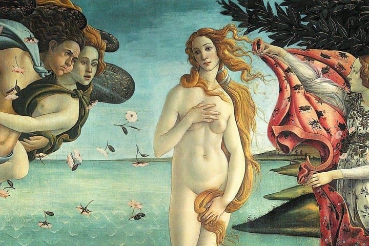 Botticelli's famous Venere