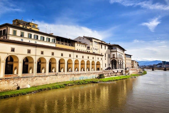 The Uffizi from the Arno river