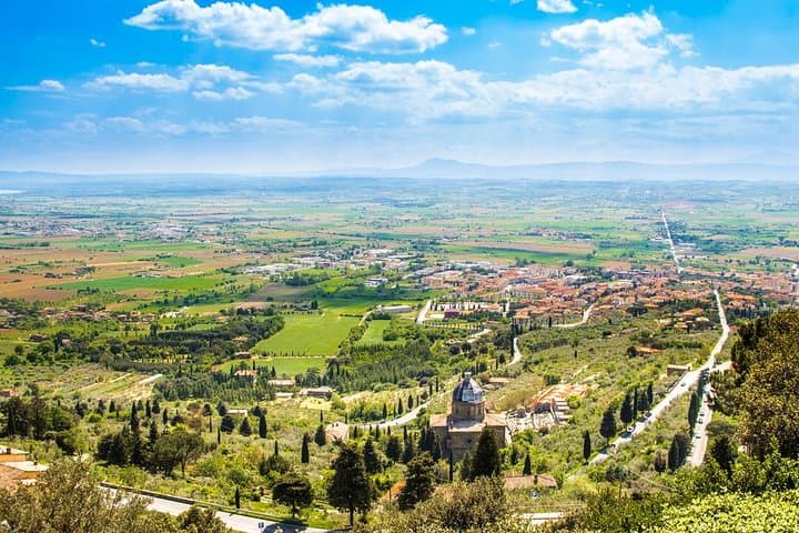 Relax and take in the views of Cortona.