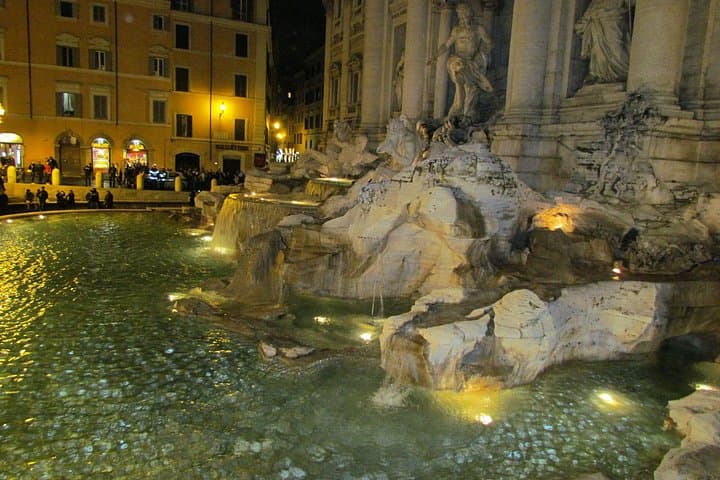 Trevi Fountain by night