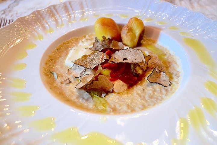 A delicious truffle dish prepared by Francesca