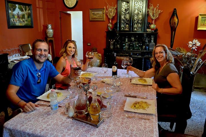 Lunch at Francesca's family villa