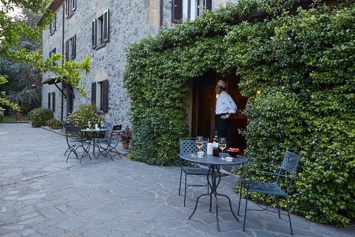 The chef waiting for his guest