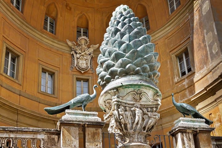Pine cone courtyard