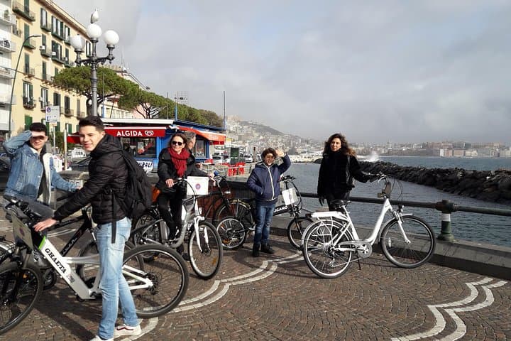 Naples ebike tour seafront