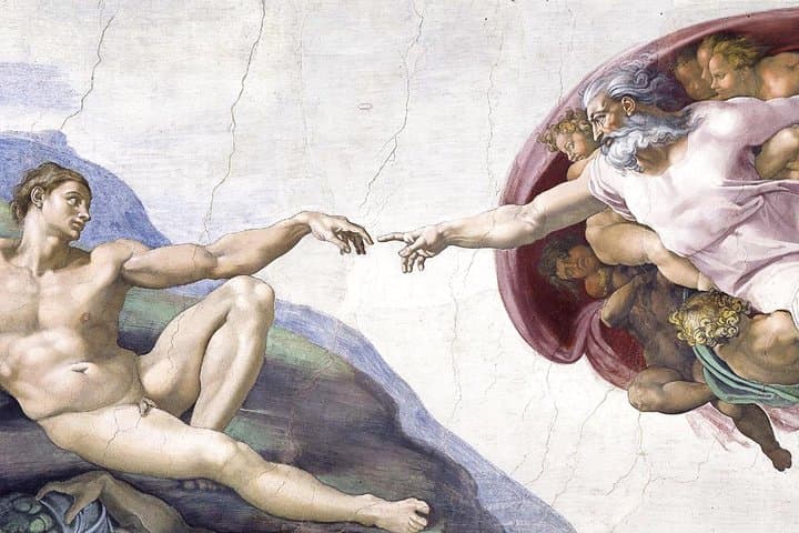 Creation of Adam in the Vatican