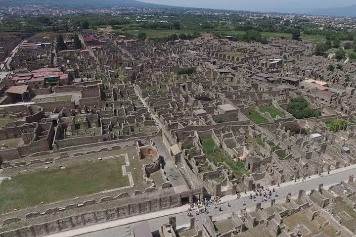 view of Pompeii