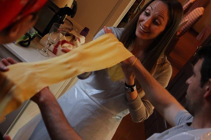 Florence Small-Group Pasta Class Seasonal Ingredients with Wine