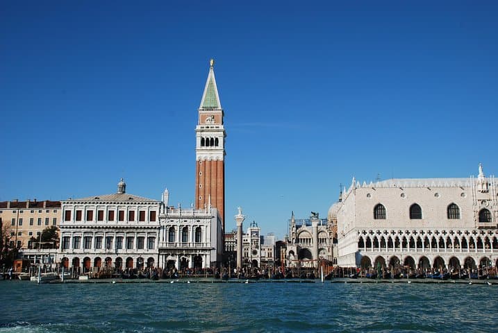 St Mark's Square from the Grand Canal