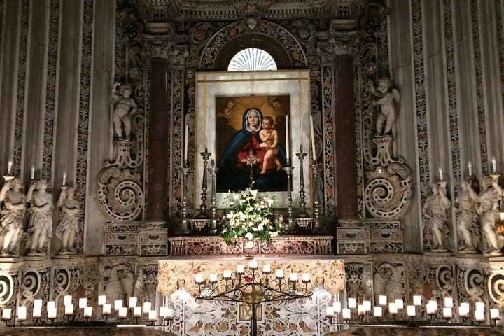 Monreale duomo inside view