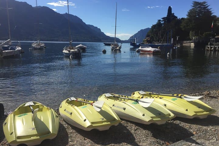 Lake Como Bellagio Water Sports Kayak Tour - our equipment