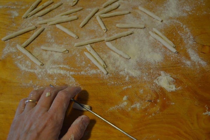 Apulian cooking class fresh pasta and focaccia