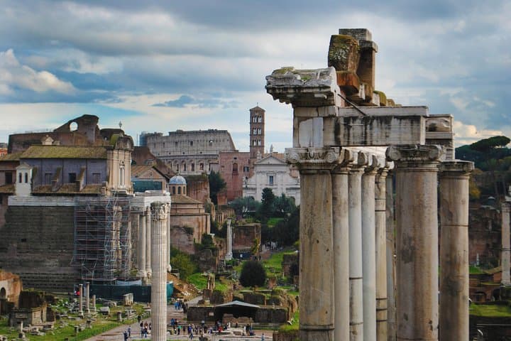 View on the Roman Forum from the Capitoline Museums