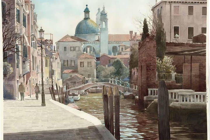 Venetian Watercolors Painting Workshop at the Historic Art Circle