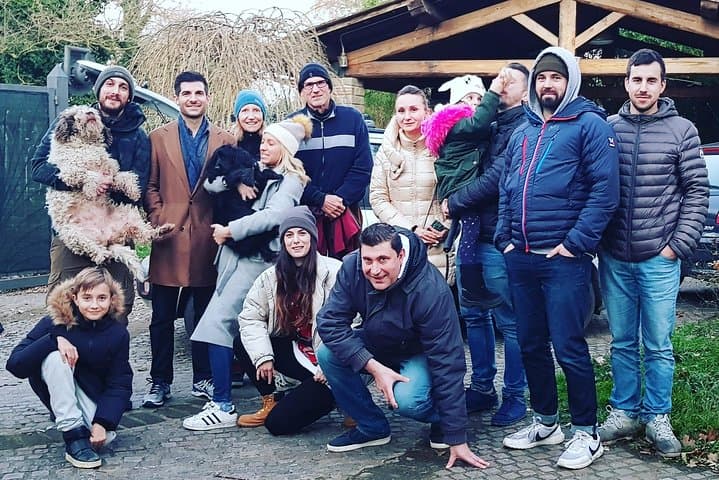 Truffle hunting near Rome with 7-course lunch