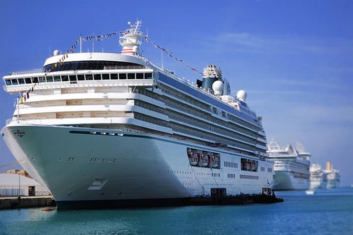 Cruise ship in Civitavecchia