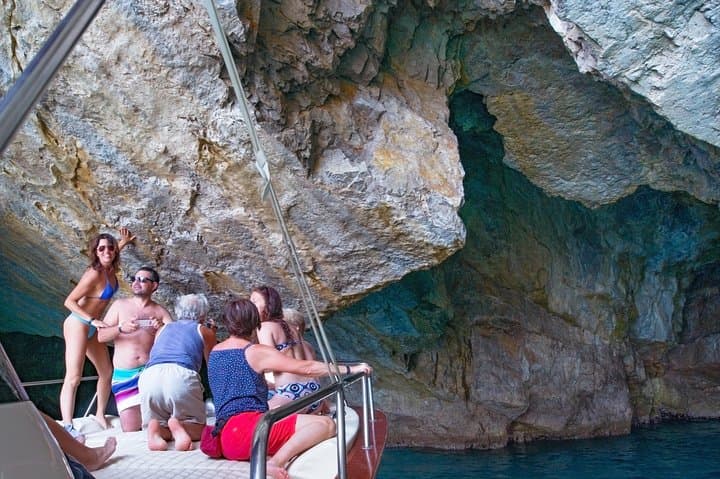 Private Boat Tour from Sorrento to Capri on a Classic Gozzo 8.50