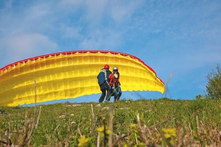 Tandem Paragliding Flight in Lombardy