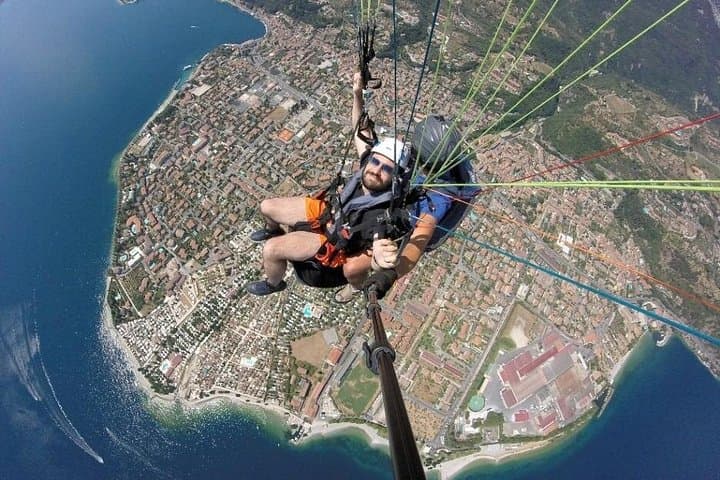 Tandem Paragliding Flight in Lombardy