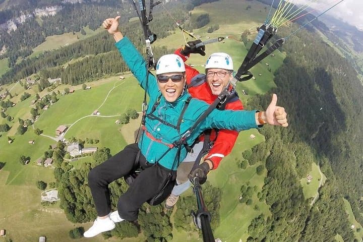 Tandem Paragliding Flight in Lombardy