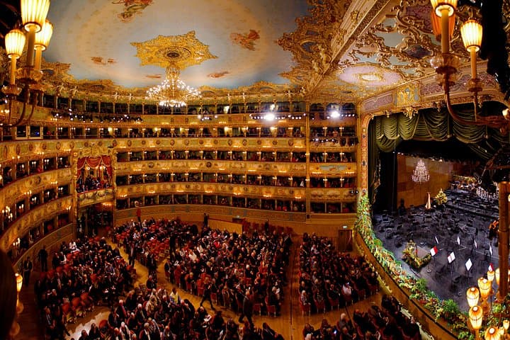 The theatre for New Year's Eve concert