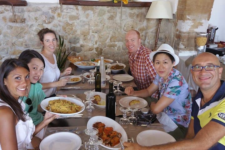 Lunch at Olive oil Producer